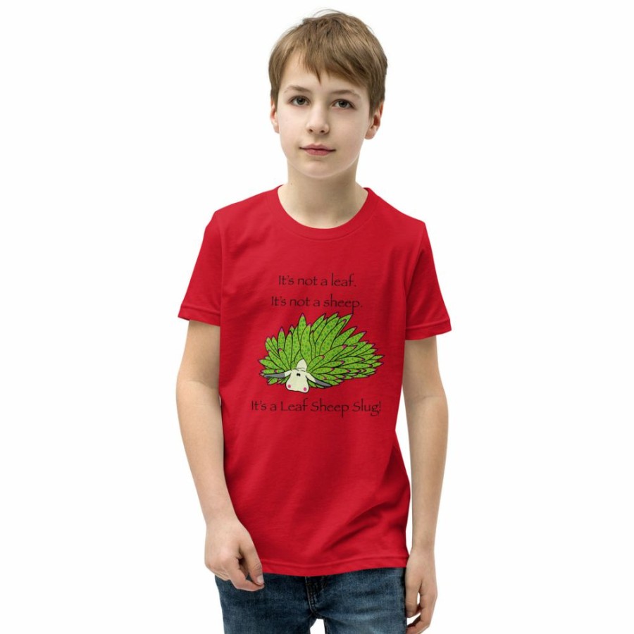 Kids & Babies * | Svaha Apparel Leaf Sheep Sea Slug Custom Kids T-Shirt T-Shirts & Hoodies