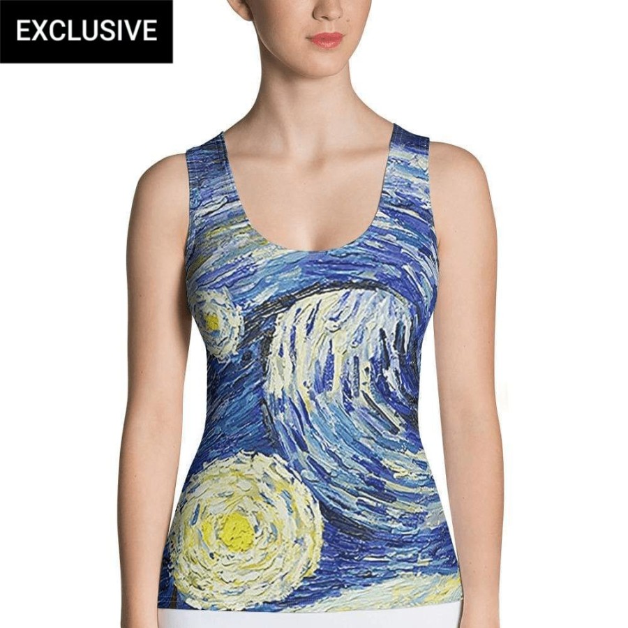 Adults * | Svaha Apparel Starry Night Custom Tank Top Tops