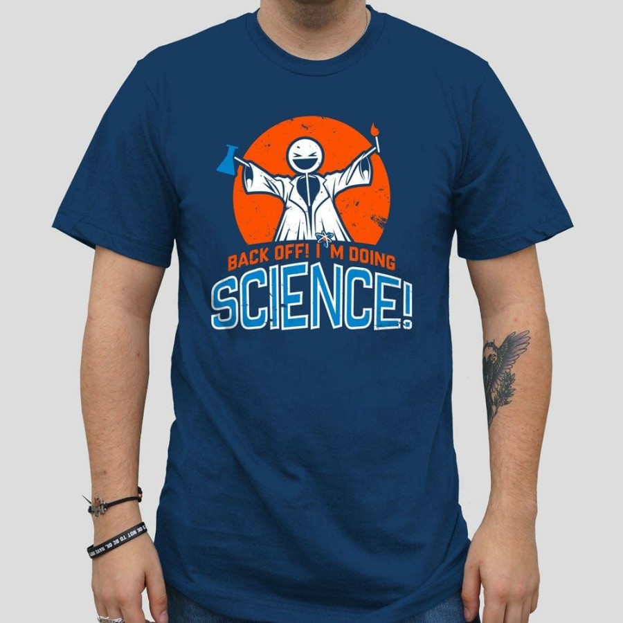 Adults * | Ram Back Off, I'M Doing Science! Unisex Adults T-Shirt Blue