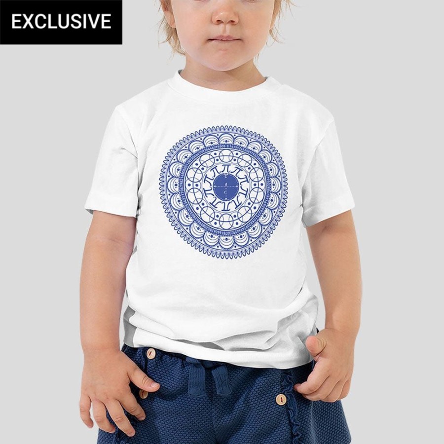 Kids & Babies * | Svaha Apparel Pi Mandala Custom Toddler T-Shirt Matching Family Sets