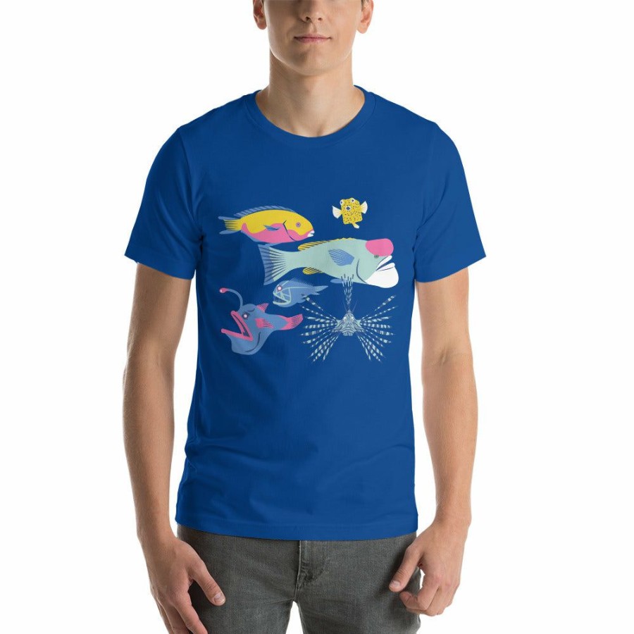 Adults * | Svaha Apparel Fintastic Friends Custom Unisex T-Shirt