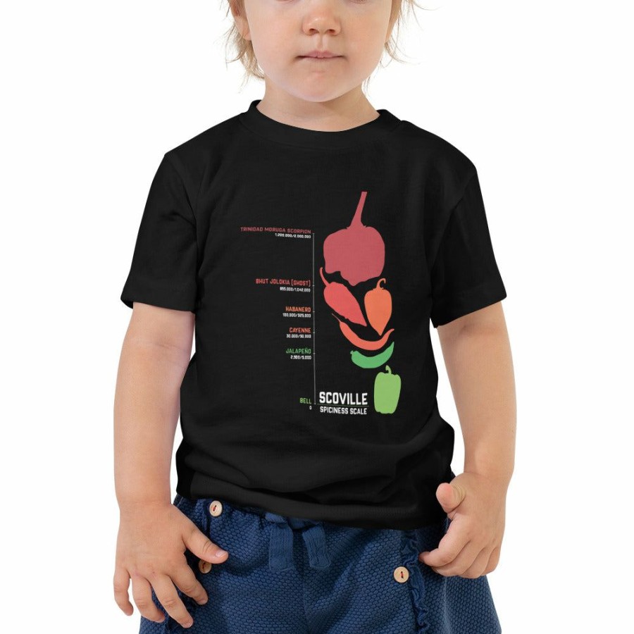 Kids & Babies * | Svaha Apparel Scoville Scale Custom Toddler T-Shirt