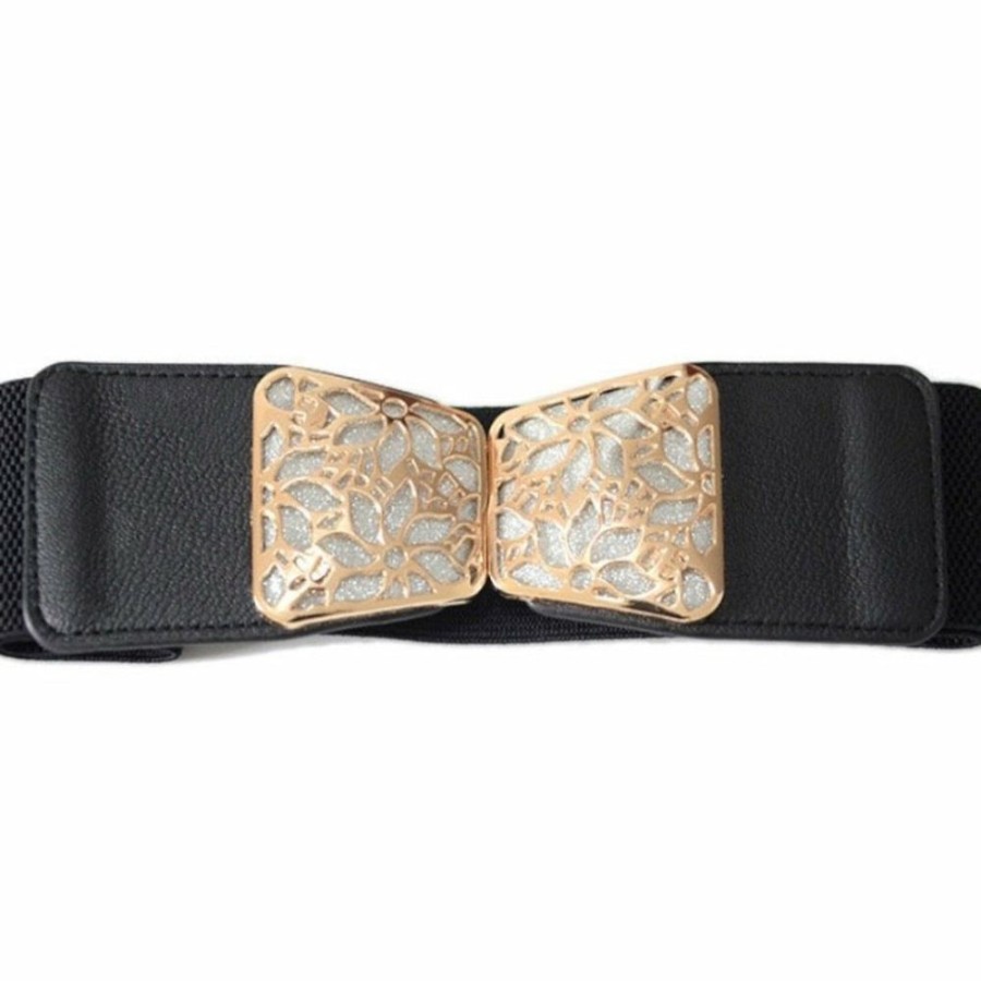 Accessories * | Yiwu Beyond Leather Co., Ltd. Negative Bloom Belt