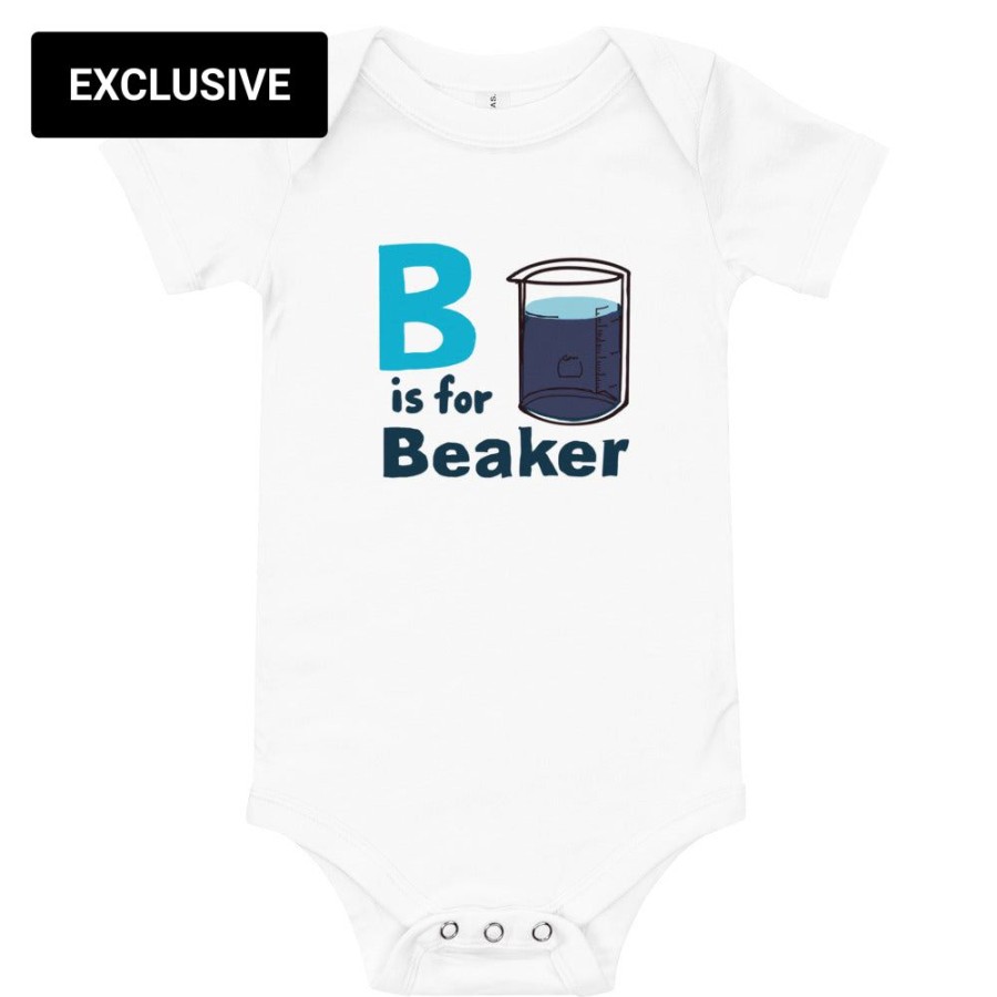 Kids & Babies * | Svaha Apparel B For Beaker Custom Baby Bodysuit Babies