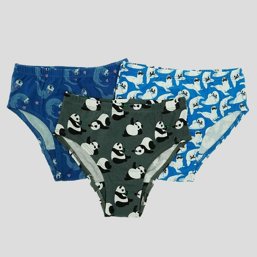 Kids & Babies * | Stretch Garments Wildlife Animals Kids Underwear [Final Sale] Kids & Babies