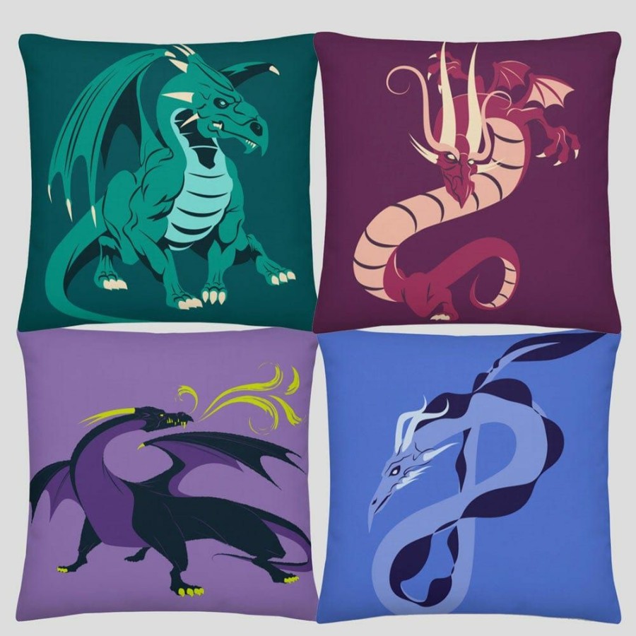 Accessories * | Svaha Apparel Thunder Of Dragons Cushion Covers Set Accessories