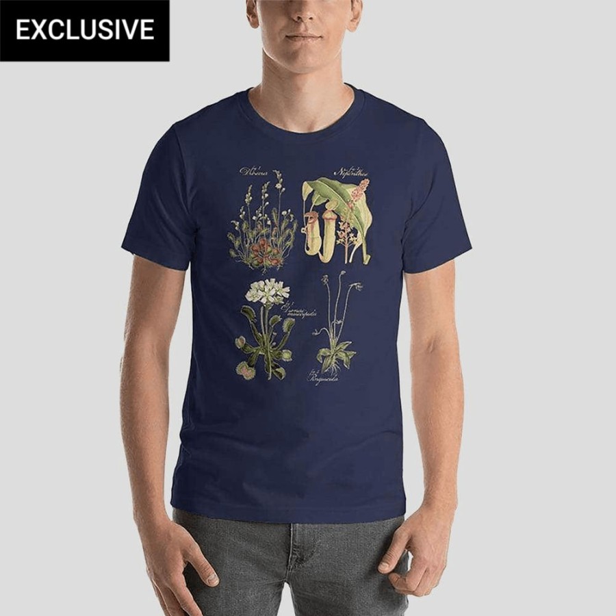 Adults * | Svaha Apparel Carnivorous Plants Custom Unisex T-Shirt