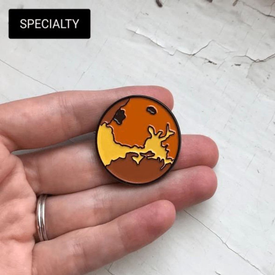 Accessories * | Yugen Tribe Venus Enamel Pin Yellow/Orange