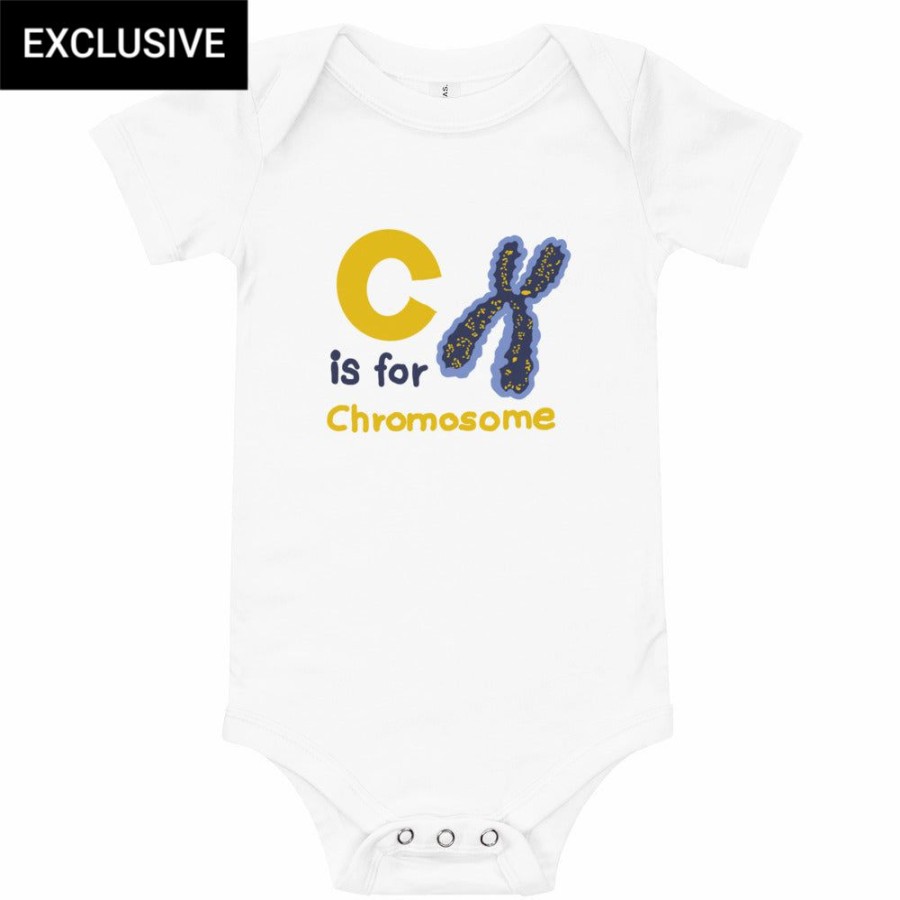 Kids & Babies * | Svaha Apparel Babies C For Chromosome Custom Baby Bodysuit