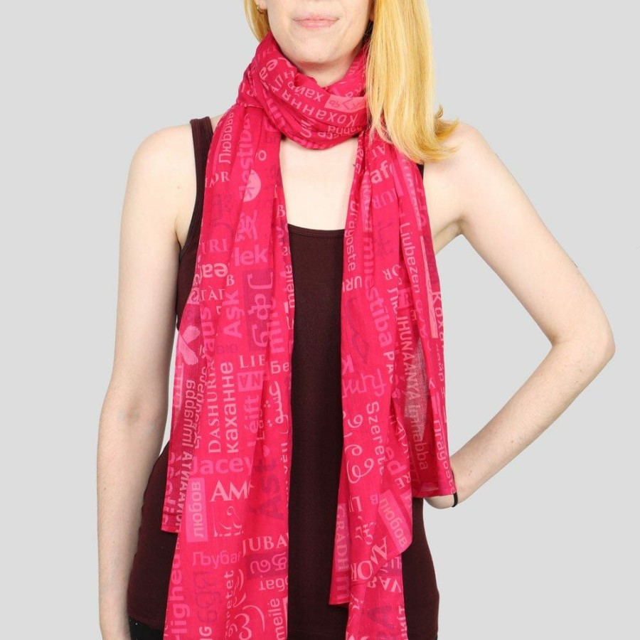 Accessories * | Kustomyze Ideas Pvt Ltd Languages Of Love Scarf