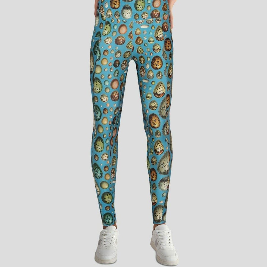 Adults * | Yiwu Guanli Clothing Limited World Of Eggs Leggings With Pockets [Final Sale] Blue