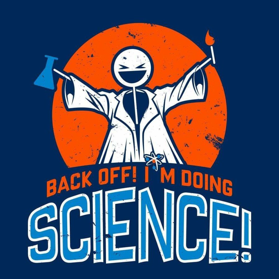 Kids & Babies * | Ram Back Off, I'M Doing Science! Kids T-Shirt Kids & Babies Blue