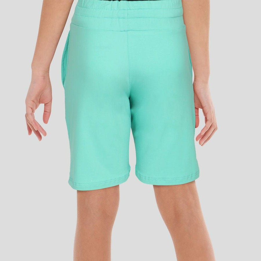 Kids & Babies * | Stretch Garments Kids Shorts With Pockets [Final Sale] Kids & Babies Light Teal