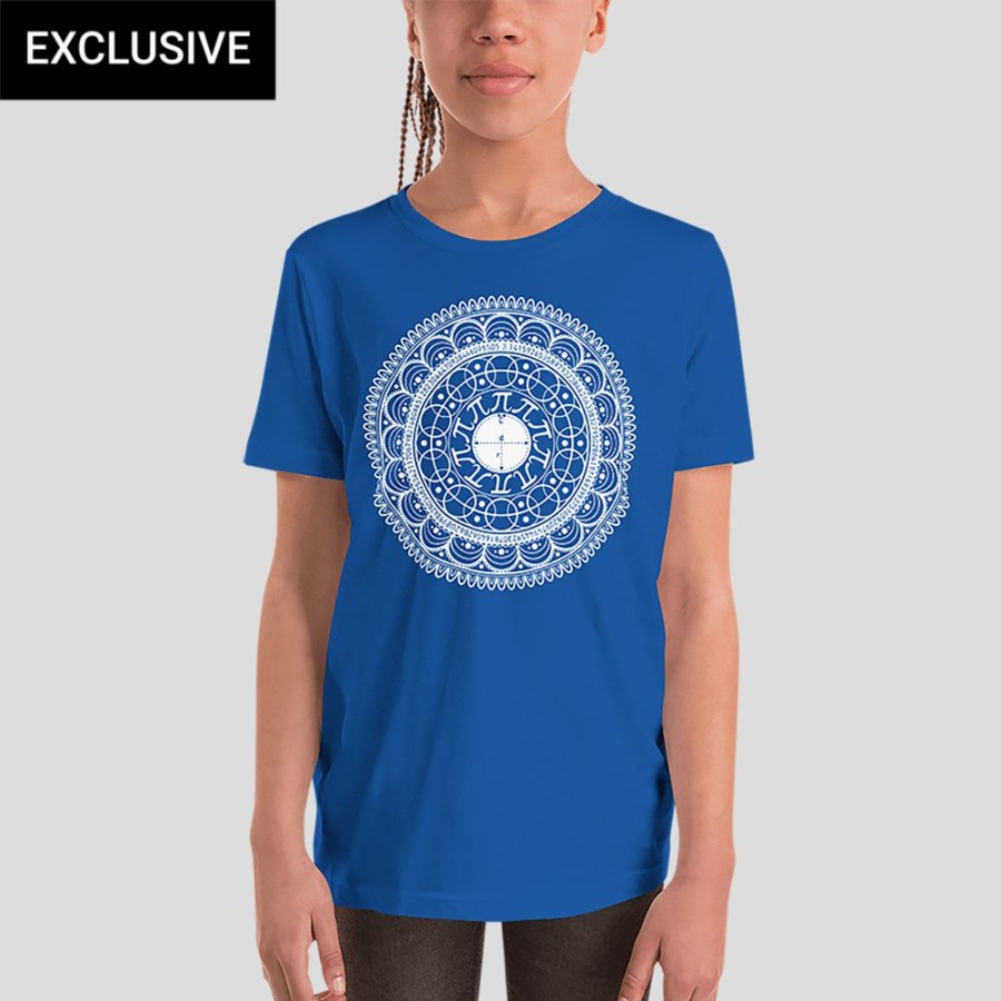 Kids & Babies * | Svaha Apparel Pi Mandala Custom Kids T-Shirt Matching Family Sets