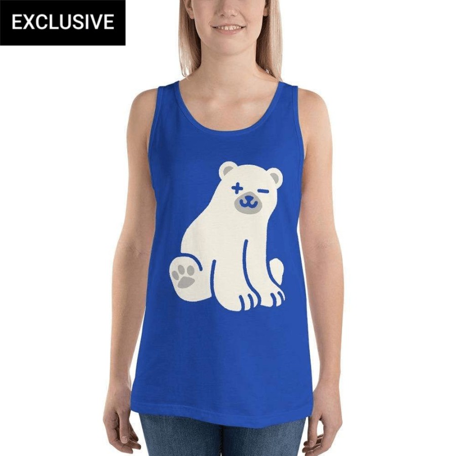 Adults * | Svaha Apparel Polar Bear Custom Unisex Tank Top Tops