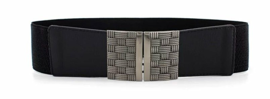 Accessories * | Yiwu Beyond Leather Co., Ltd. Accessories Cross-Hatch Weave Belt