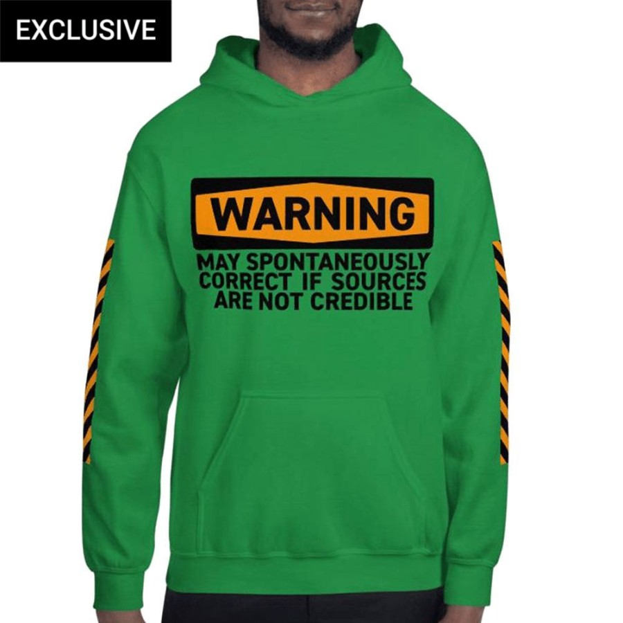 Adults * | Svaha Apparel Fair Warning Custom Unisex Hoodie Cardigans & Hoodies