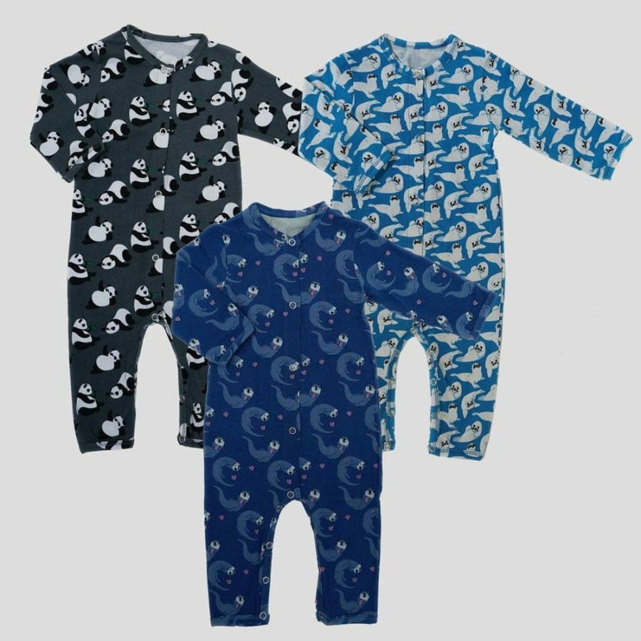 Kids & Babies * | Stretch Garments Kids & Babies Wildlife Baby Bodysuits Bundle