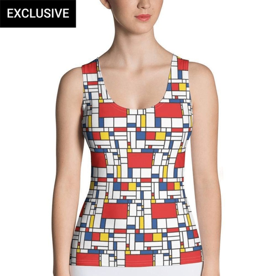 Adults * | Svaha Apparel Tops Mondrian Custom Tank Top