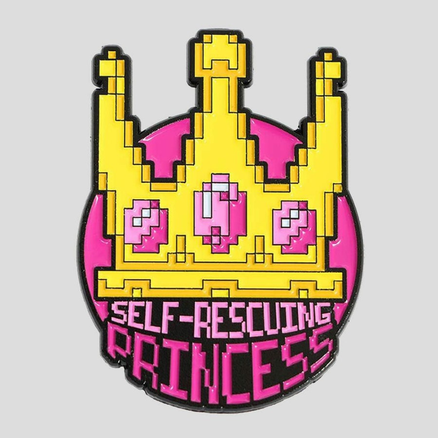 Accessories * | Kunshan Krell Cultural Development Co., Ltd. Self-Rescuing Princess Lapel Pin