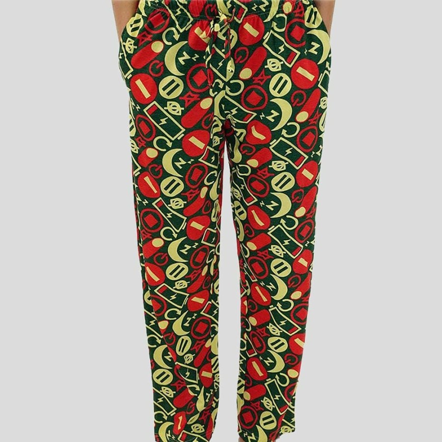 Adults * | Ram Power Mode Adults Lounge Pants [Final Sale] Green/Yellow/Red