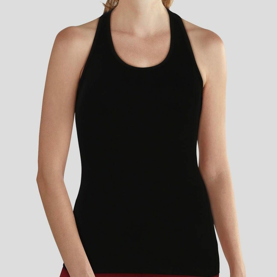 Adults * | Stretch Garments Tank Top Black