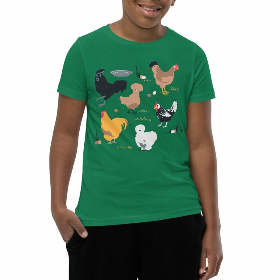 Kids & Babies * | Svaha Apparel Happy-Go-Clucky Custom Kids T-Shirt Matching Family Sets