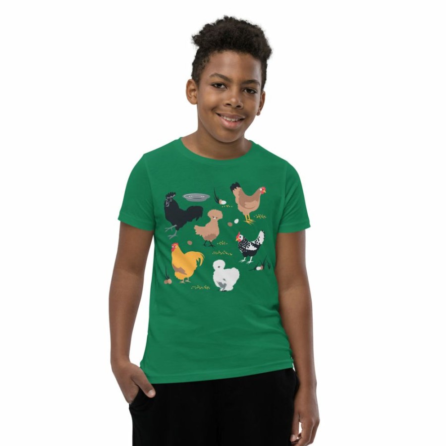 Kids & Babies * | Svaha Apparel Happy-Go-Clucky Custom Kids T-Shirt Matching Family Sets