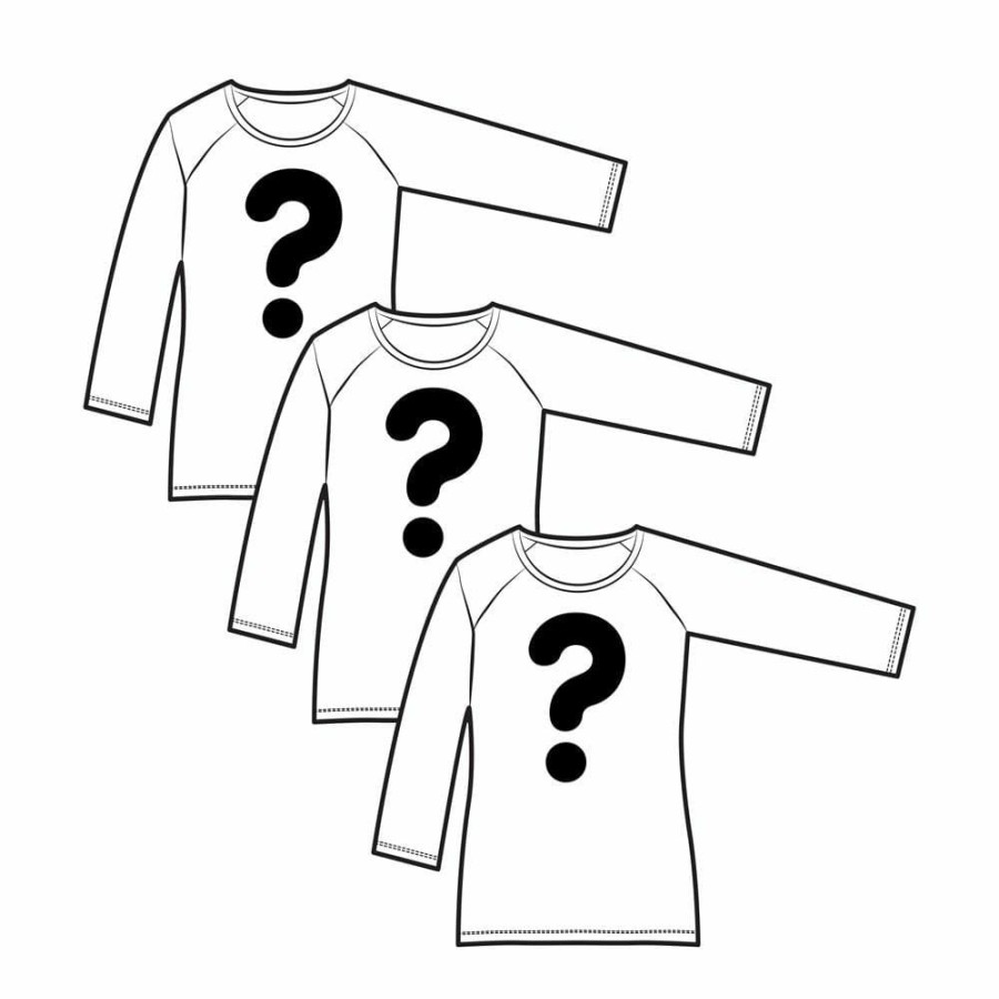 Adults * | Stretch Garments Adults 3-Mystery Raglan Tops