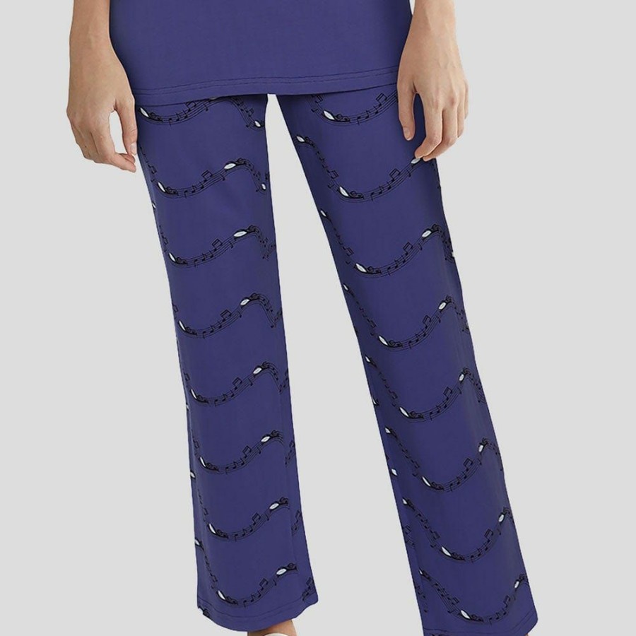 Adults * | Svaha Apparel Music Rest Adults Lounge Pants Purple