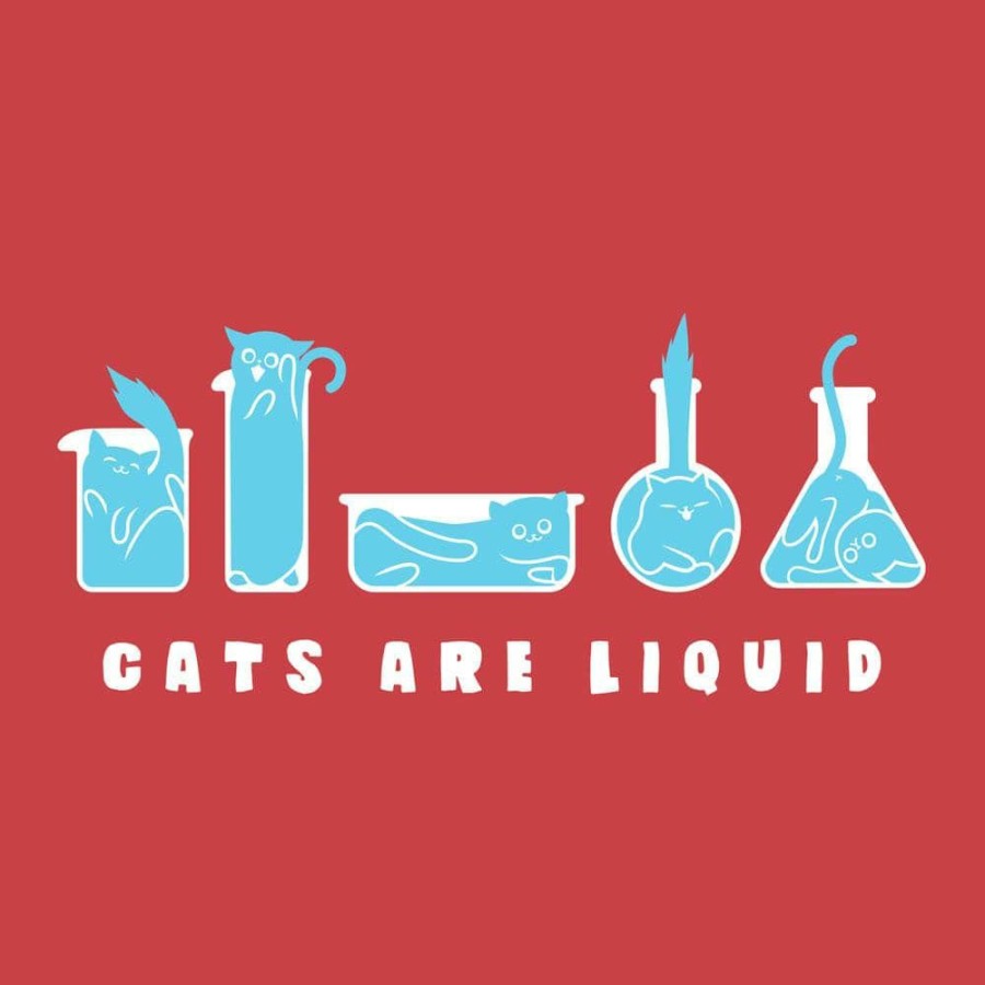 Adults * | Svaha Apparel Cats Are Liquid Custom Unisex Tank Top Tops