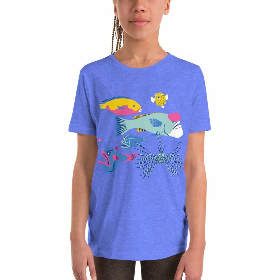 Kids & Babies * | Svaha Apparel Fintastic Friends Custom Kids T-Shirt Matching Family Sets