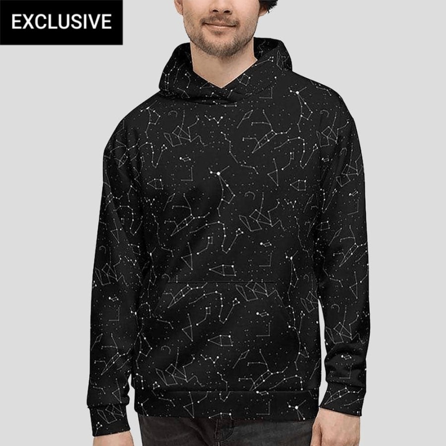 Adults * | Svaha Apparel Cardigans & Hoodies Northern Hemisphere Constellations Custom Unisex Hoodie