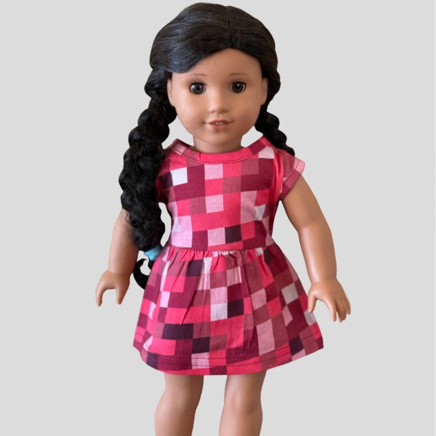 Kids & Babies * | Brothers Knit Garments Love You To "Bits" Doll Dress Kids & Babies