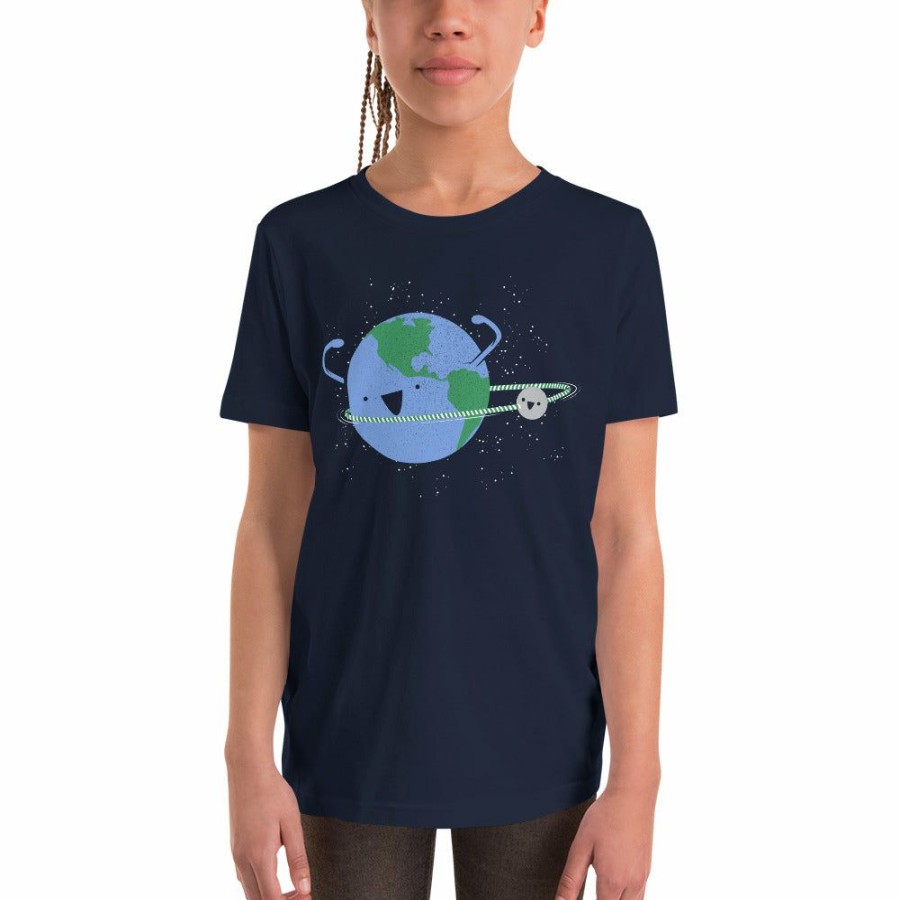 Kids & Babies * | Svaha Apparel Hula Hoopin' Earth Custom Kids T-Shirt