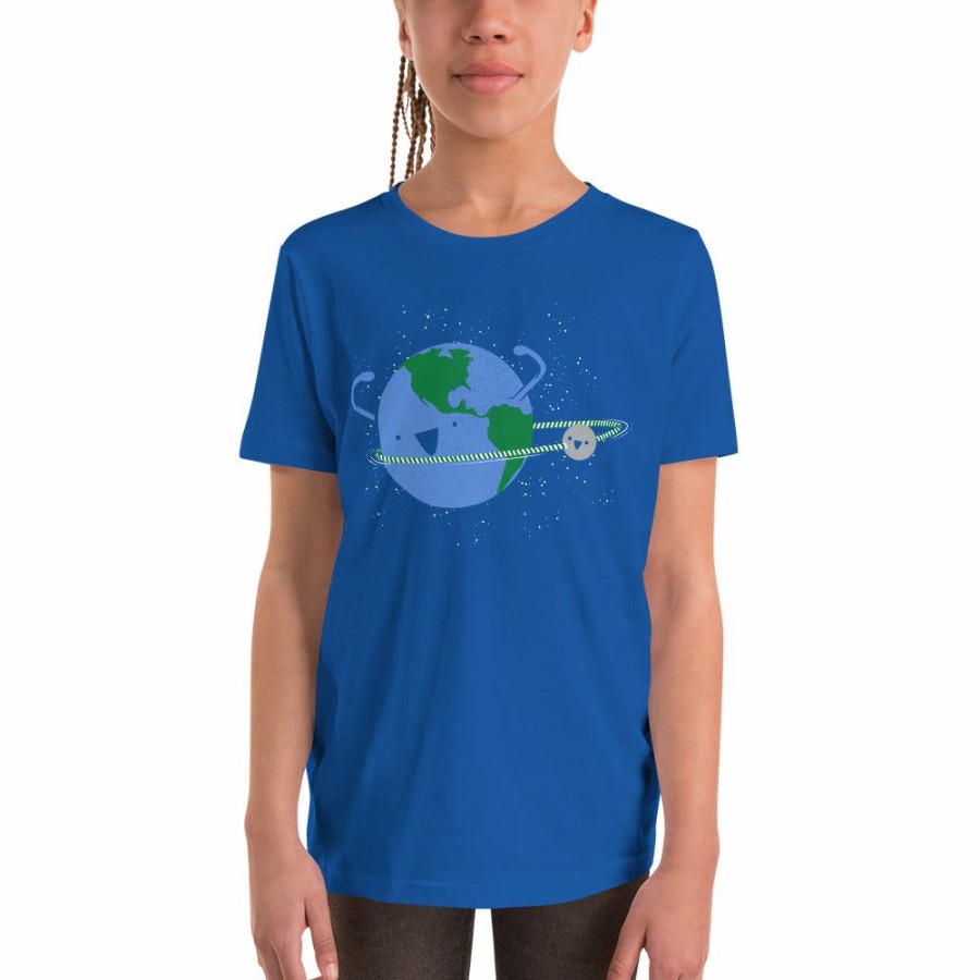 Kids & Babies * | Svaha Apparel Hula Hoopin' Earth Custom Kids T-Shirt