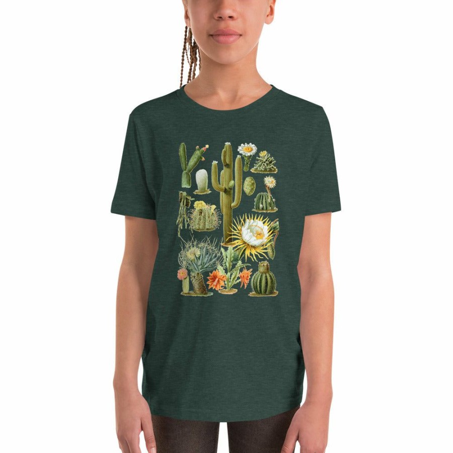 Kids & Babies * | Svaha Apparel Cactus Plants Custom Kids T-Shirt T-Shirts & Hoodies