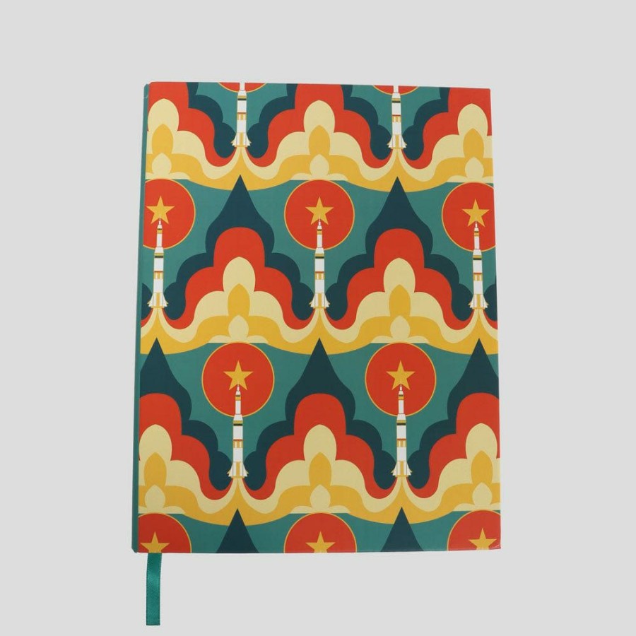 Accessories * | Xiamen Yiqi Wangluo Technology Co., Ltd. Accessories Retro Rocket Launch Paper Hardcover Notebook