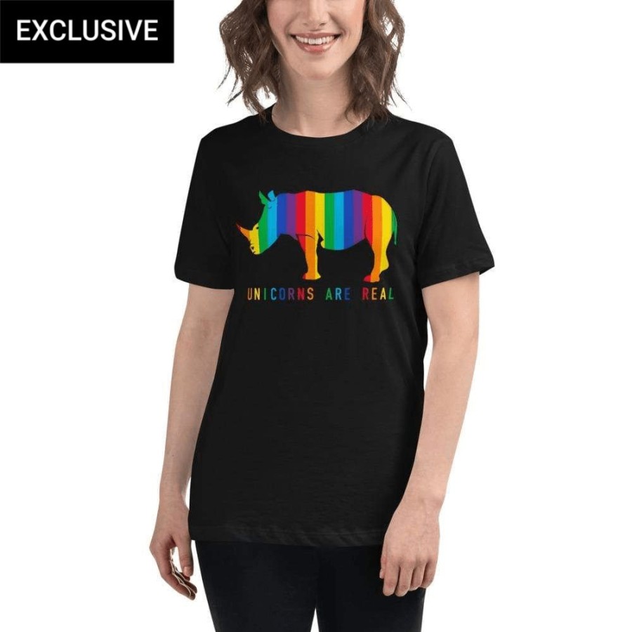 Adults * | Svaha Apparel Unicorns Are Real Custom Relaxed T-Shirt