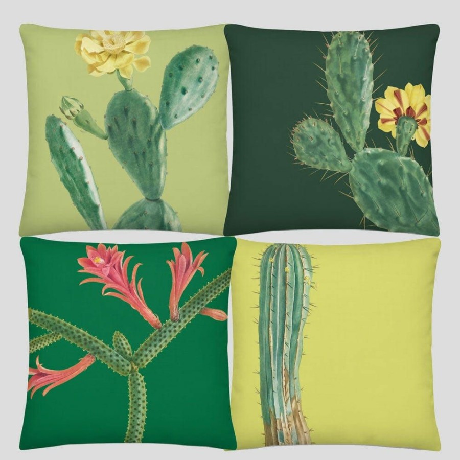 Accessories * | Svaha Apparel Cactus Plants Cushion Covers Set Accessories