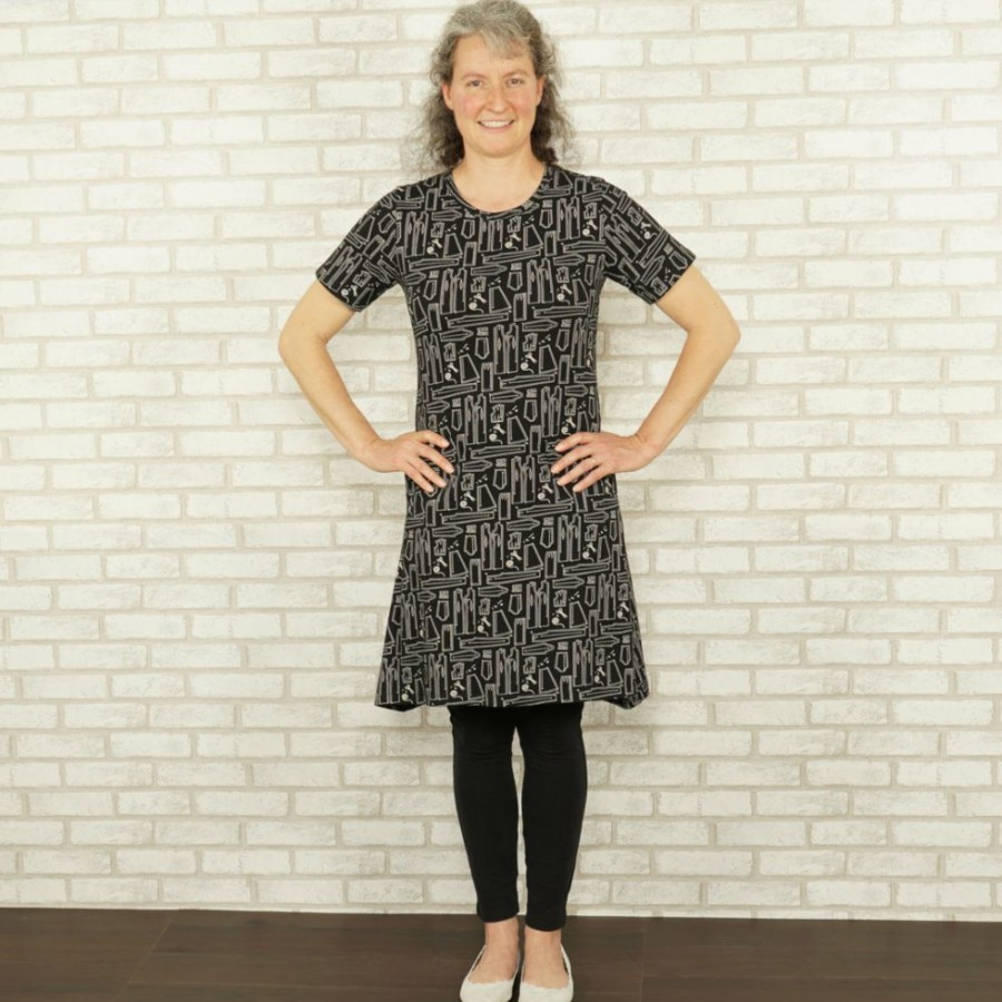 Adults * | Kustomyze Ideas Pvd Ltd Adults (Pre-Order) Pattern Of Patterns Jane Dress