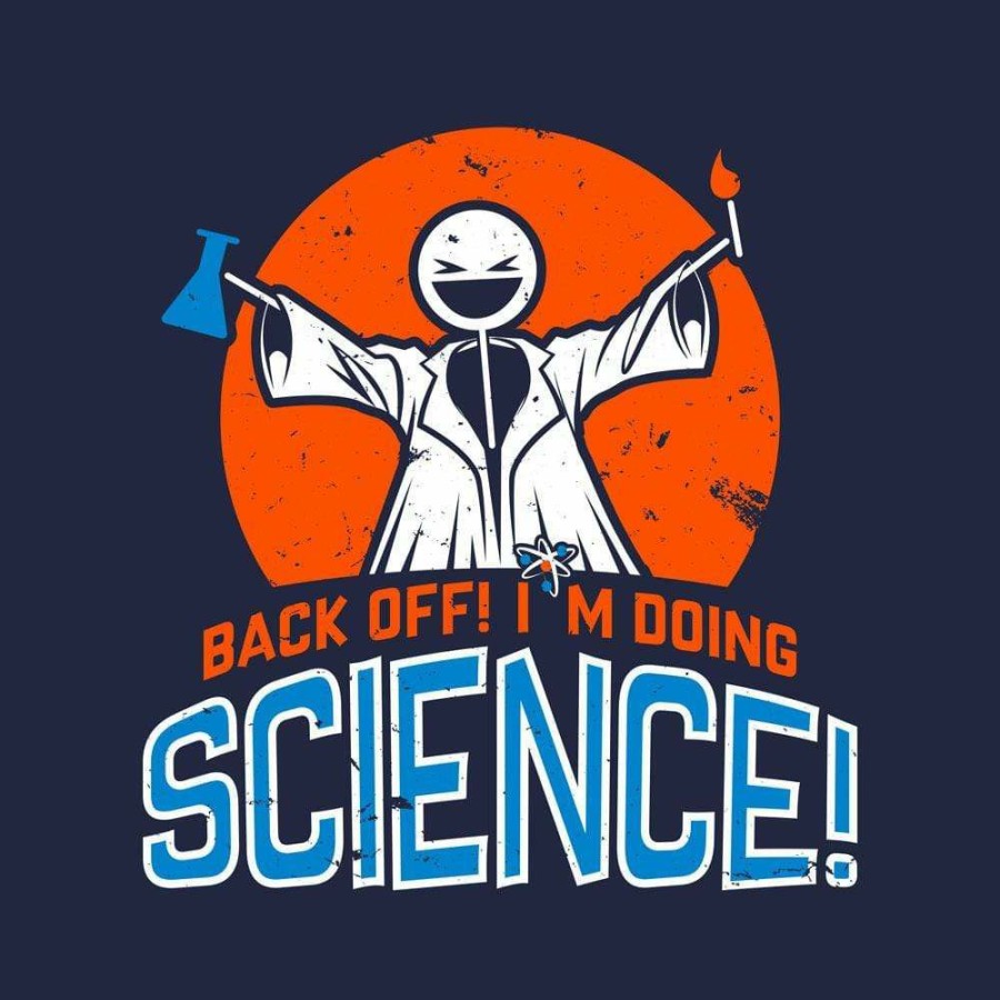 Adults * | Svaha Apparel T-Shirts Back Off Science Custom Relaxed T-Shirt