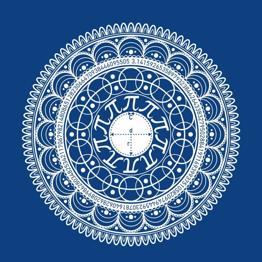 Adults * | Svaha Apparel Pi Mandala Custom Unisex T-Shirt