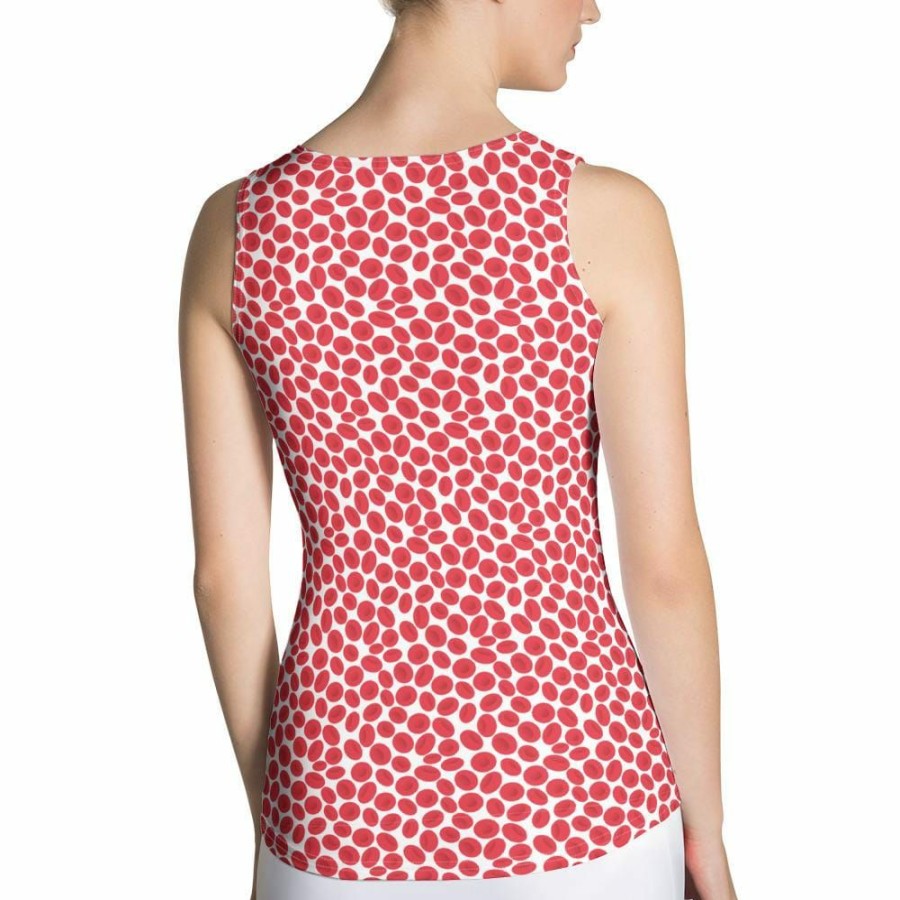 Adults * | Svaha Apparel Red Blood Cells Custom Tank Top Tops