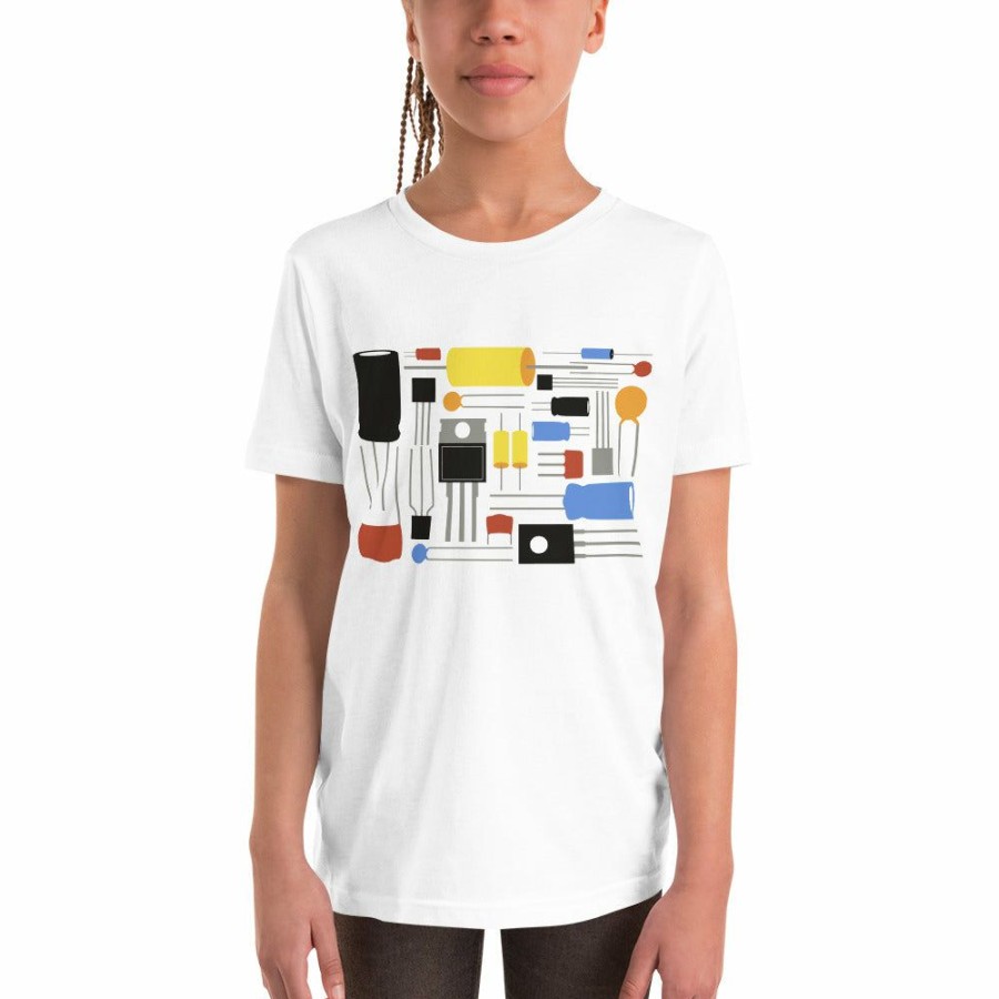 Kids & Babies * | Svaha Apparel Transistors And Capacitors Custom Kids T-Shirt T-Shirts & Hoodies