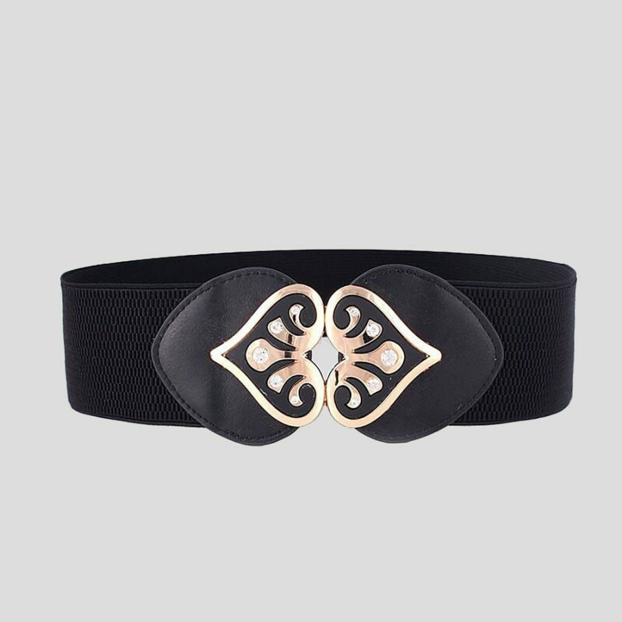 Accessories * | Yiwu Beyond Leather Co., Ltd. Lily Pad Hearts Belt Accessories