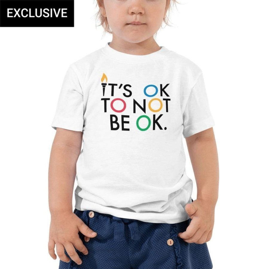 Kids & Babies * | Svaha Apparel It'S Ok Custom Toddler T-Shirt T-Shirts & Hoodies