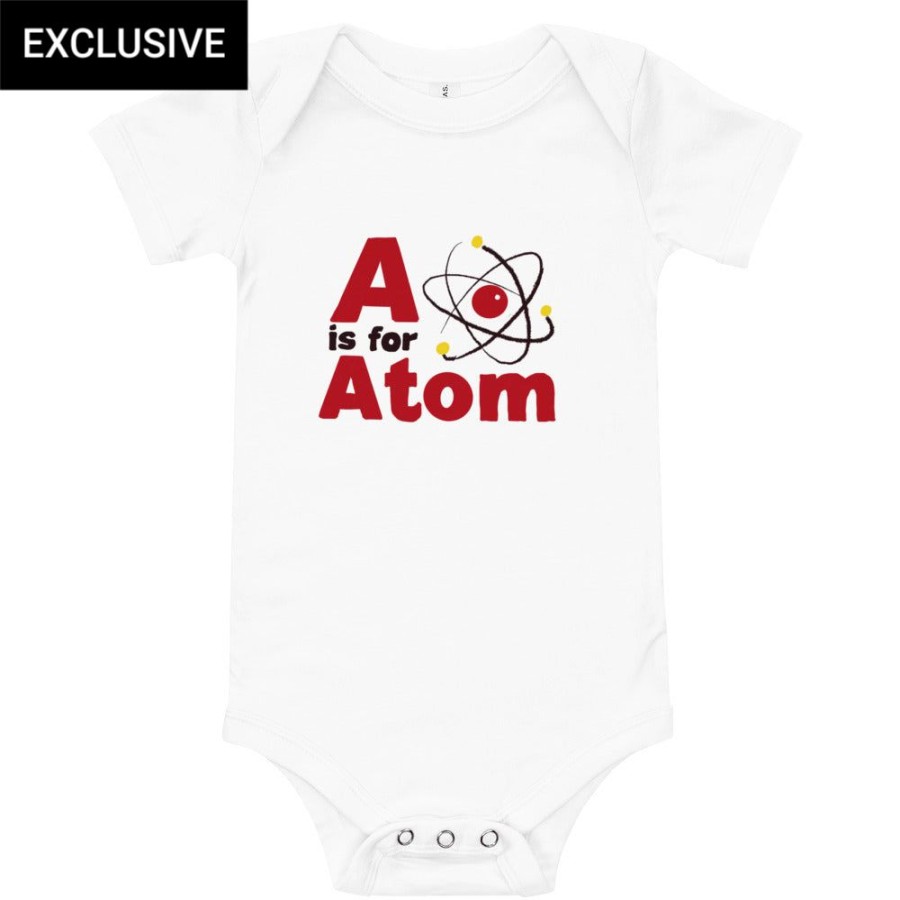 Kids & Babies * | Svaha Apparel A For Atom Custom Baby Bodysuit