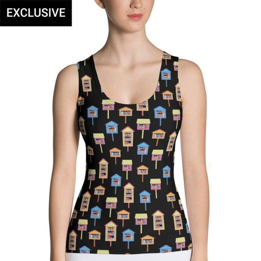 Adults * | Svaha Apparel Little Libraries Custom Tank Top