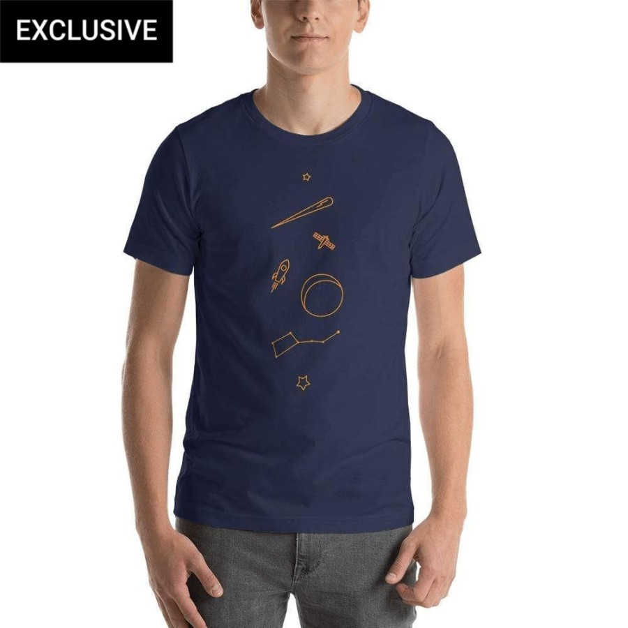 Adults * | Svaha Apparel Minimal Space Custom Unisex T-Shirt T-Shirts